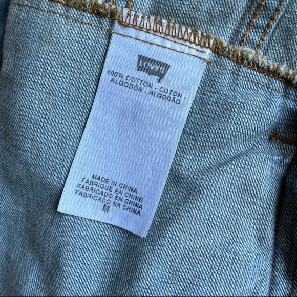 Levi’s Distressed Denim Jacket Jean Jacket - Picture 9 of 11